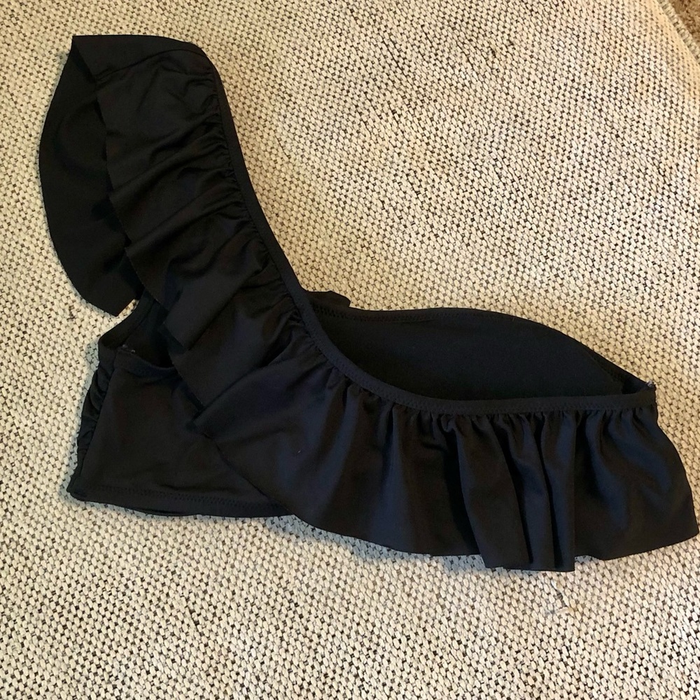H&M One Shoulder Ruffle Swim Top - Picture 4 of 7